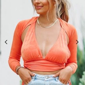 NWOT Boom & Bloom Top